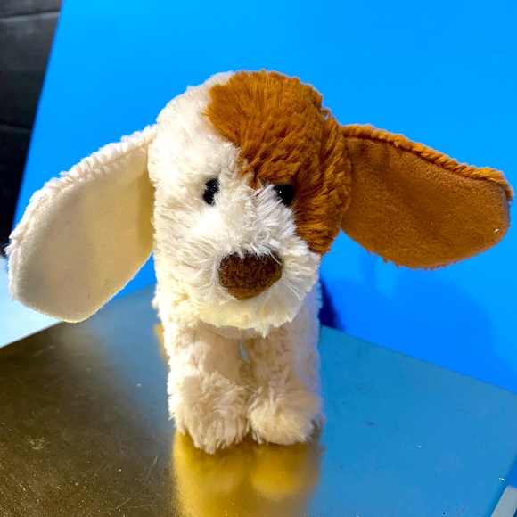 DOUGLAS CUDDLE TOYS VTG 2010 WHITE SPANIEL PUPPY SUPER SOFT PLUSH KEENE, NH 7” - Picture 13 of 14